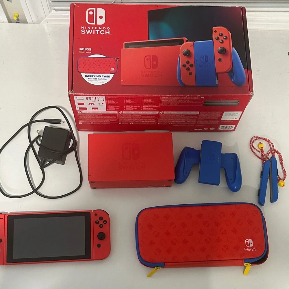 Mario limited edition Nintendo switch